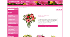 Desktop Screenshot of cinnamonsflowers.com